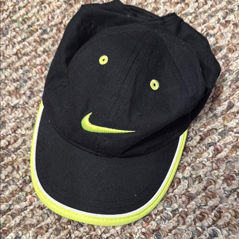 Nike Black Cap with Neon Accents